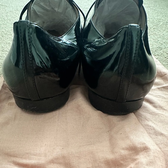 Miu Miu Patent Leather Derby Oxfords - Picture 4 of 5